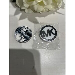 Michael Kors MK Black & White & marble PopSockets Grip Cell‎ Phone Stand Set